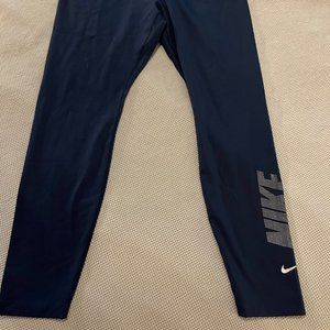 Nike DriFit - Womens' leggings - Navy - size large
